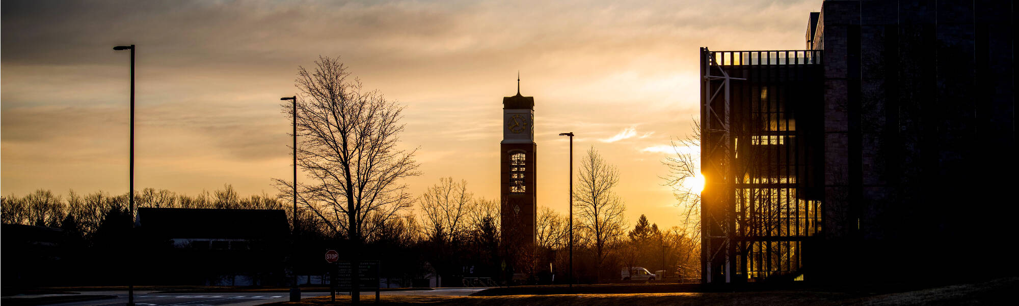 Header Campus Image Sunset